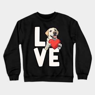 Labrador Retriever Love Crewneck Sweatshirt